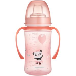 Canpol babies Exotic Animals training cup with handles 6+ m Pink 240 ml