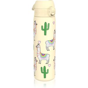 Ion8 Leak Proof stainless steel water bottle for children Llamas 600 ml