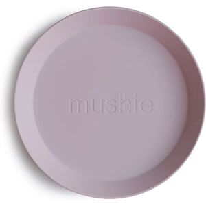 Mushie Round Dinnerware Plates plate Soft Lilac 1 pc