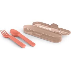 Suavinex Go Natural Cutlery Set cutlery 12 m+ Pink 3 pc