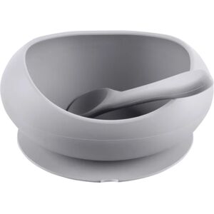 Zopa Silicone Tableware Set dinnerware set Dove Grey 1 pc