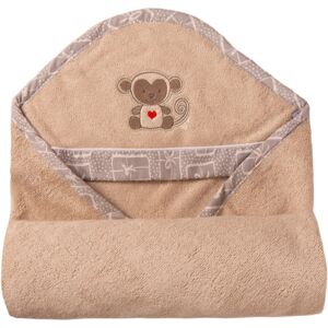 Babymatex Bamboo towel with hood Beige 100x100 cm