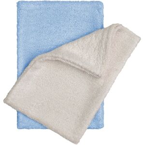 T-Tomi Bamboo Washcloth Natur + Blue washcloth 14x20 cm 2 pc