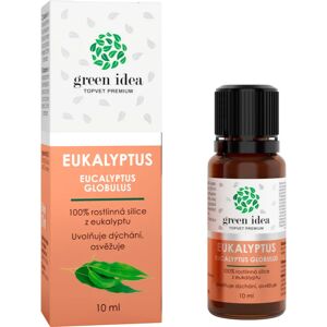 Green Idea Eukalyptus 100% essential oil for normal function of the breathing system 10 ml