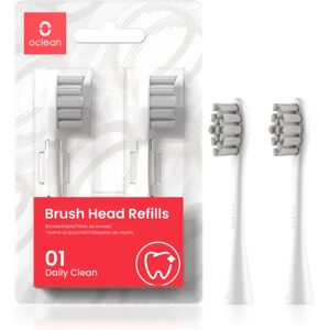 Oclean Brush Head Standard Clean toothbrush replacement heads P2S6 W02 White 2 pc