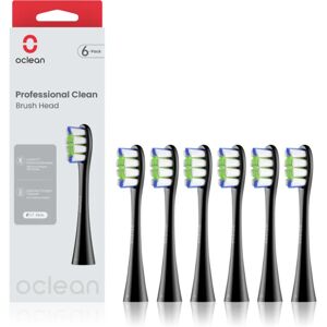 Oclean Professional Clean spare heads black 6 pc