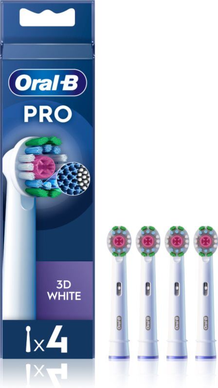 Oral-B PRO 3D White toothbrush replacement heads 4 pc
