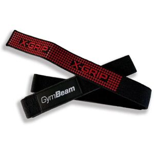 GymBeam X-Grip exercise straps colour Black