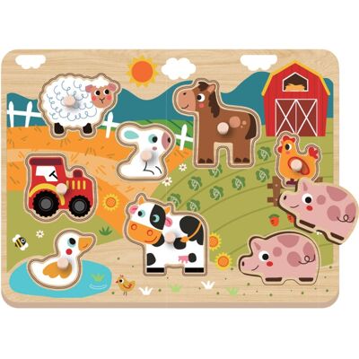 2Kids Toys Puzzle puzzle Farm 18m+ 9 pc 2Kids Toys Puzzle puzzle Farm 18m+ 9 pc