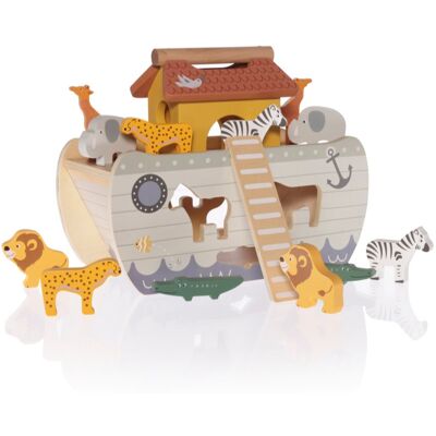 Zopa Wooden Ark activity toy wooden 1 pc Zopa Wooden Ark activity toy wooden 1 pc