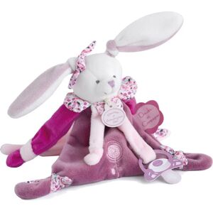 Doudou Gift Set Bunny with Soother Clip stuffed toy with clip 1 pc