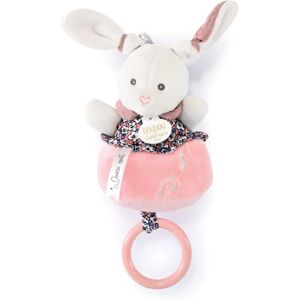 Doudou Gift Set Soft Toy with Music Box stuffed toy with melody Pink Rabbit 1 pc