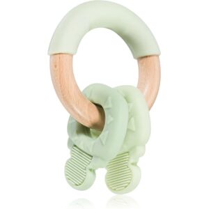 Kikkaboo Silicone and Wood Teether Keys chew toy Mint 1 pc