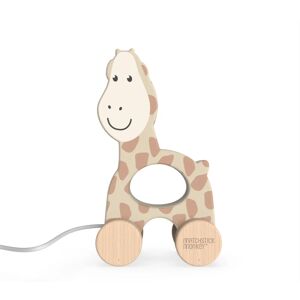 Matchstick Monkey Pull Along Animal squeaky toy Giraffe 1 pc