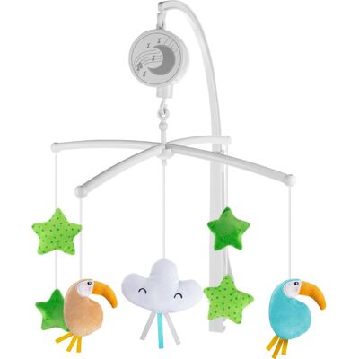Zopa Music Mobile Toucan - Mobile Carrousel - Baby Sleep Toy Zopa Music Mobile Toucan - Mobile Carrousel - Baby Sleep Toy