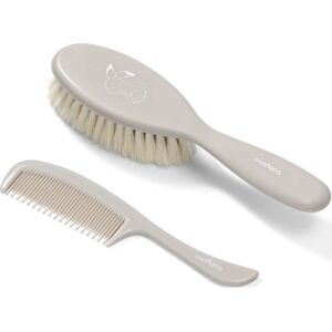 BabyOno Take Care Hairbrush and Comb set Gray(for children from birth)