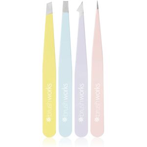 Brushworks Tweezer Set Mixed set of tweezers