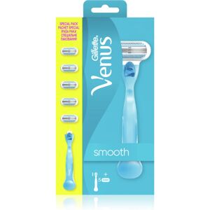 Gillette Venus Smooth razor + replacement heads 5 pcs 1 pc