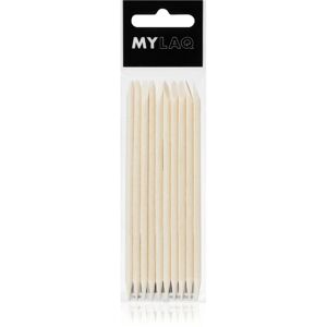 MYLAQ Wooden Sticks wooden cuticle stick 10 pc