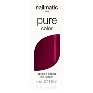 Nailmatic Pure Color nail polish FAYE-Bordeaux Red 8 ml