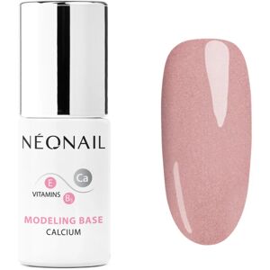 NEONAIL Modeling Base Calcium base coat gel for gel nails with calcium shade Bubbly Pink 7,2 ml