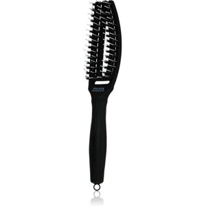 Olivia Garden Fingerbrush Combo large paddle brush with nylon and boar bristles Small 1 pc