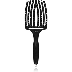 Olivia Garden Fingerbrush Combo large paddle brush with nylon and boar bristles Large 1 pc