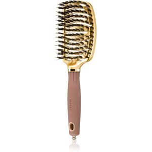 Olivia Garden NanoThermic Ceramic + Ion Flex Collection hairbrush with nylon and boar bristles 1 pc