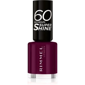 Rimmel 60 Seconds Super Shine nail polish shade 712 Berry Pop 8 ml