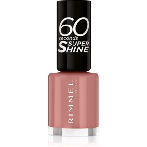 Rimmel 60 Seconds Super Shine nail polish shade 230 Mauve To The Music 8 ml