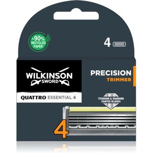 Wilkinson Sword Quattro Titanium Precision replacement blades 4 pc