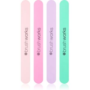 Brushworks Nail Files Pastel nail file set for nails Brushworks Nail Files Pastel nail file set for nails