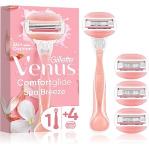 Gillette Venus ComfortGlide Spa Breeze women’s razor + replacement blades 4 pc Gillette Venus ComfortGlide Spa Breeze women’s razor + replacement blades 4 pc