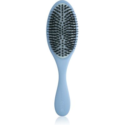 Olivia Garden Club The Reset Detangling&Shine Hairbrush flat brush with bag Blue 1 pc Olivia Garden Club The Reset Detangling&Shine Hairbrush flat brush with bag Blue 1 pc