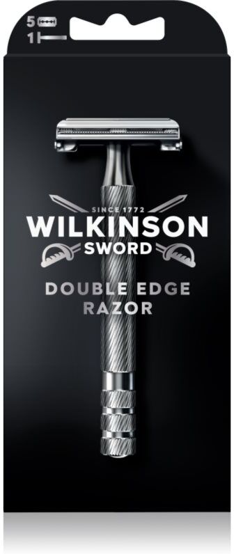Wilkinson Sword Barbers Style Classic Shave The Edger razor + replacement heads 5 pcs
