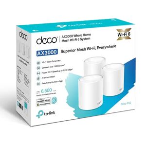TP-LINK Deco X50 AX3000 Whole Home Mesh WiFi 6 System - 3-pack
