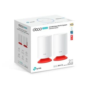TP-LINK Deco Voice X20 Mesh Wi-Fi 6 System with Alexa Built-In - 2-pack