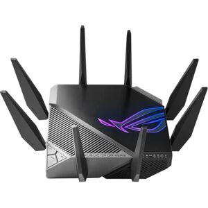 Asus ROG Rapture Tri-Band GT-AXE 1 1000 Gaming Router AiMesh Ready WiFi 6E- 90IG06E0-MO1R00