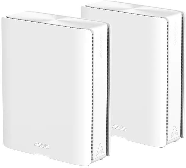 Asus ZenWiFi BQ16 Wireless Mesh Router - BE25000 Quad Band Dual 10G Router 2 pack - 90IG08K0-MO3N2V