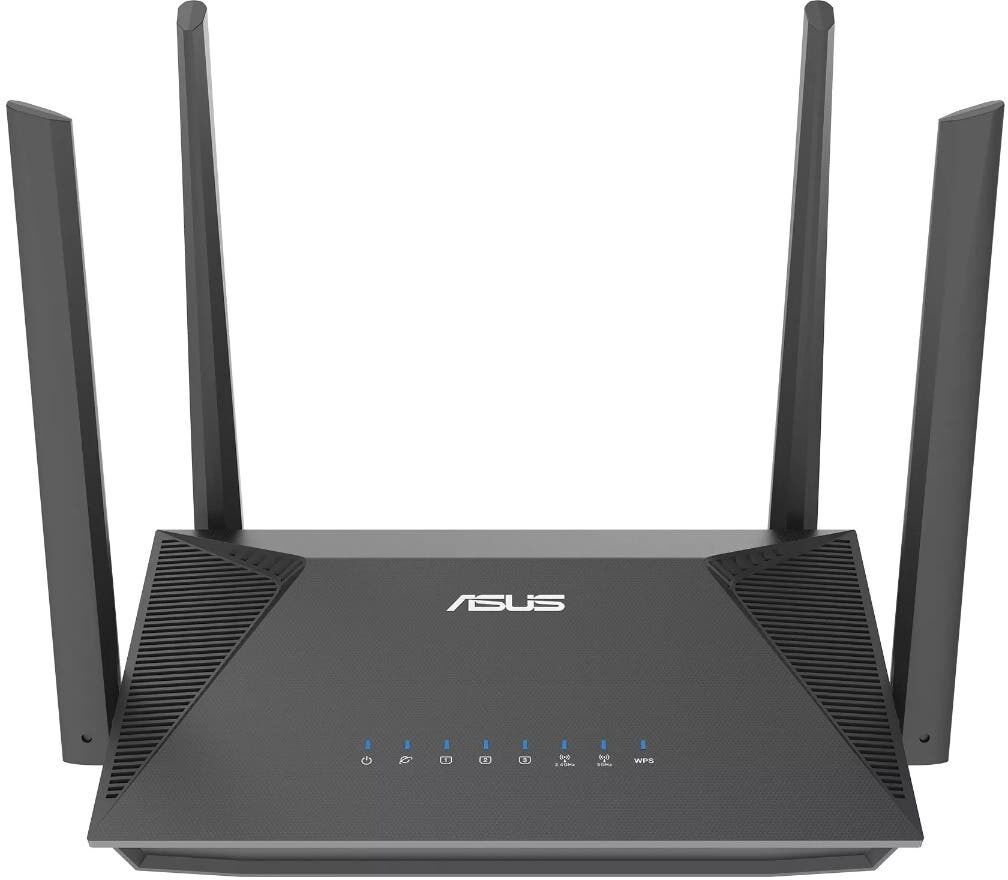Asus RT-AX52 WiFi 6 AX1800 Dual-Band Extendable Router- 90IG08T0-MU2H00