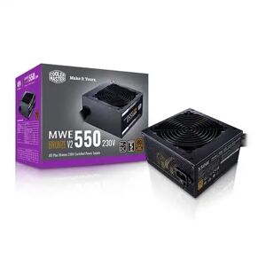 Cooler Master MWE 550 Bronze V2 80 Plus Bronze 550W Power Supply - MPE-5501-ACABW-BUK