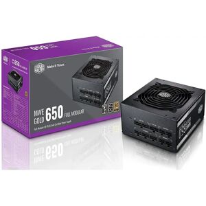 Cooler Master MWE Gold 650W Modular ATX Black Power supply - MPE-6501-AFAAG-UK