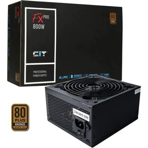 CiT FX Pro 800W Power Supply Non Modular 80 Plus Bronze PSU Black - PSUCIT800FXPRO