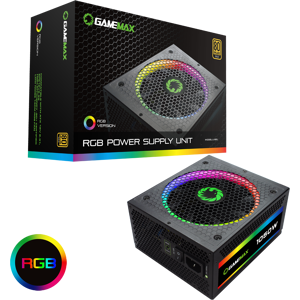 GameMax 1050W PRO Modular RGB Gold 80 Plus 14cm RGB Fan GameMax 1050W PRO Modular RGB Gold 80 Plus 14cm RGB Fan