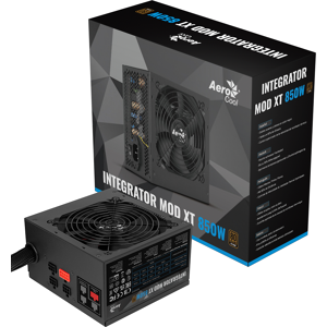 Aerocool Integrator 850W 80 Plus Bronze Semi-Modular Power Supply Aerocool Integrator 850W 80 Plus Bronze Semi-Modular Power Supply