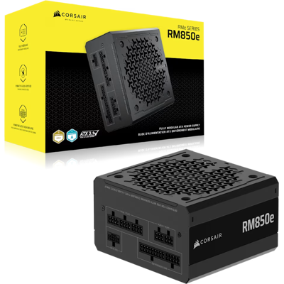 Corsair RMe Series RM850e (2025) Fully Modular Cybernetics 80+ Gold - 850W - ATX 3.1 PCIe 5.1 ATX Power Supply - CP-9020296-UK Corsair RMe Series RM850e (2025) Fully Modular Cybernetics 80+ Gold - 850W - ATX 3.1 PCIe 5.1 ATX Power Supply - CP-9020296-UK