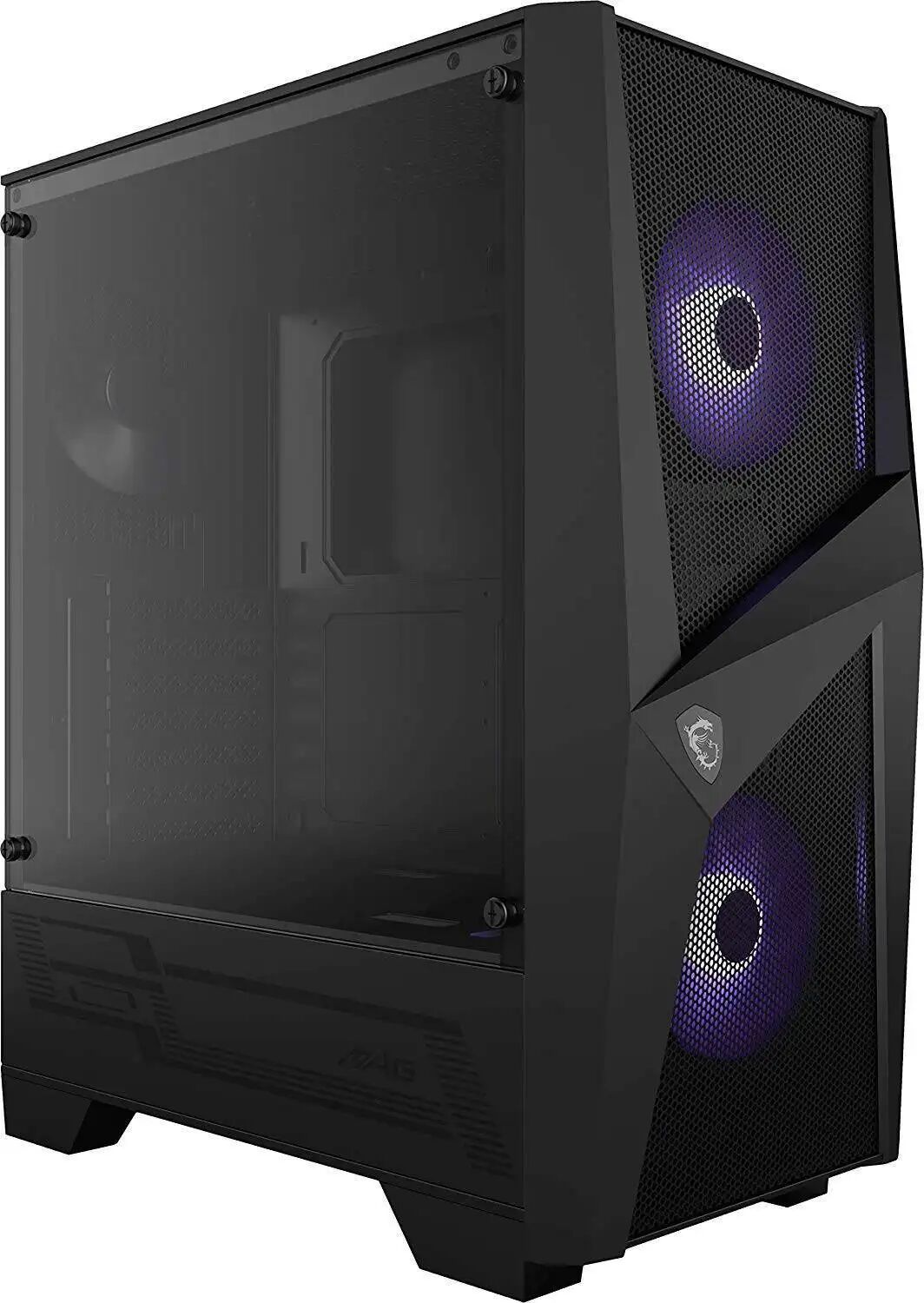 [Clearance] MSI MAG Forge 100M RGB Tempered Glass Windowed ATX Mid Tower PC Gaming Case