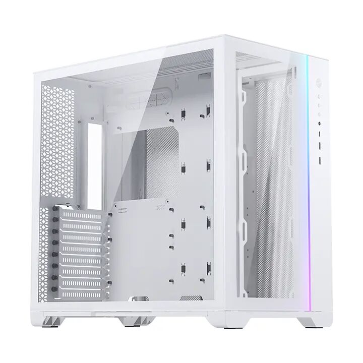 AWD-IT Magniumgear NEO Qube 2 Dual Chamber ATX Mid-Tower DRGB Gaming PC Case - White - MG-NE620Q_DWT02