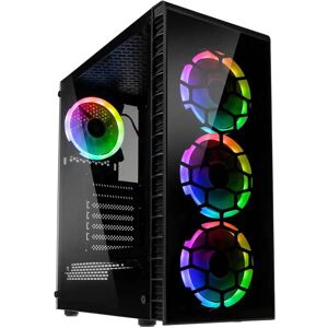 [Clearance] Kolink Observatory Lite ARGB Midi Tower Gaming Case - Black