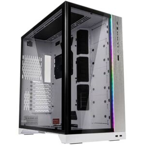 Lian-Li [Clearance] Lian Li O11 Dynamic XL ROG Certified Tempered Glass Dual-Chamber E-ATX Tower Case - White